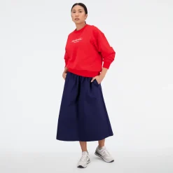 New Balance Bluza damska WT31557TRD – czerwona