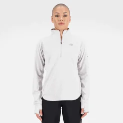 ODZIEZ BIEGOWA|BIEGANIE*New Balance ODZIEZ BIEGOWA|BIEGANIE Bluza damska WT23252GHV – fioletowa