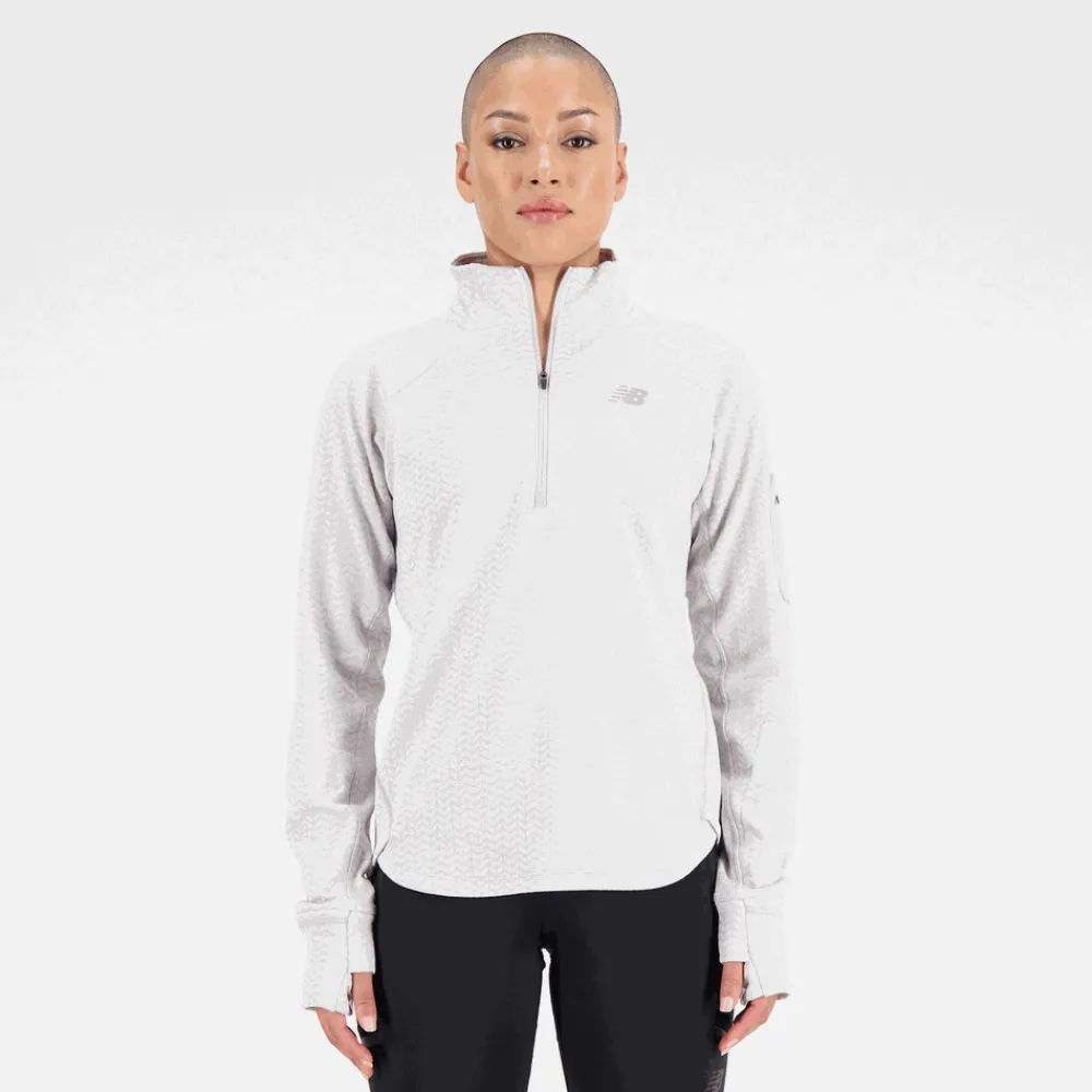 ODZIEZ BIEGOWA|BIEGANIE*New Balance ODZIEZ BIEGOWA|BIEGANIE Bluza damska WT23252GHV – fioletowa