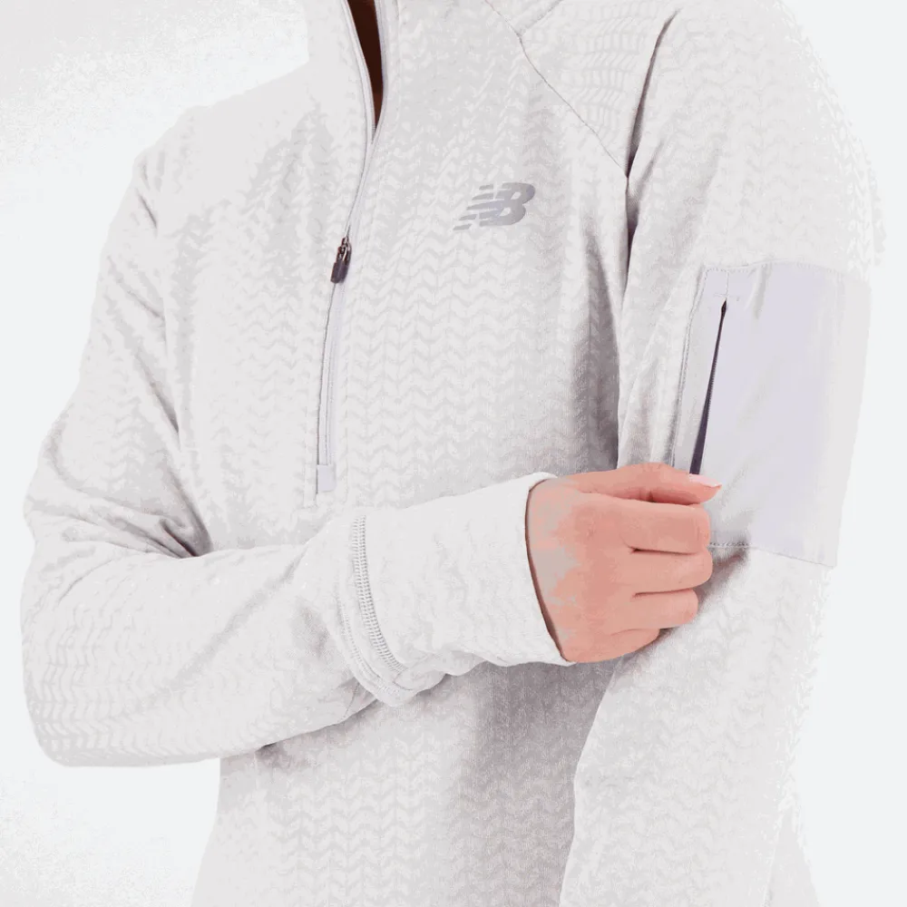 ODZIEZ BIEGOWA|BIEGANIE*New Balance ODZIEZ BIEGOWA|BIEGANIE Bluza damska WT23252GHV – fioletowa