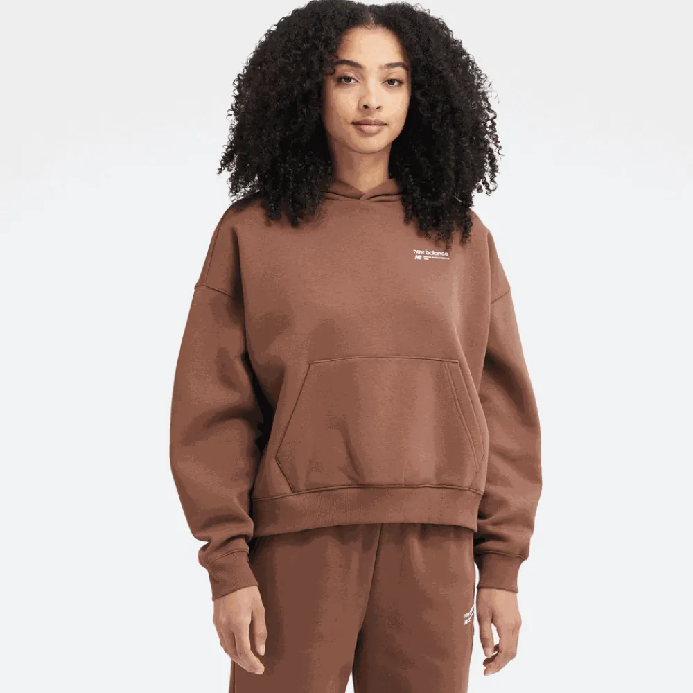 New Balance Bluza damska WT33531PNC – brązowa