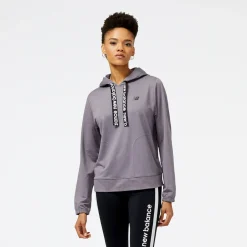 ODZIEZ BIEGOWA|BIEGANIE*New Balance ODZIEZ BIEGOWA|BIEGANIE Bluza damska WT31180ZNC – szara