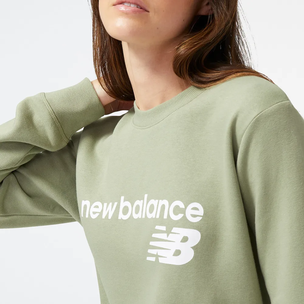 New Balance Bluza damska WT03811OLF – zielona