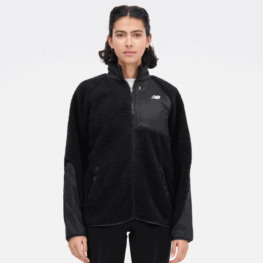 BIEGANIE*New Balance BIEGANIE Bluza damska WJ33285BK – czarna