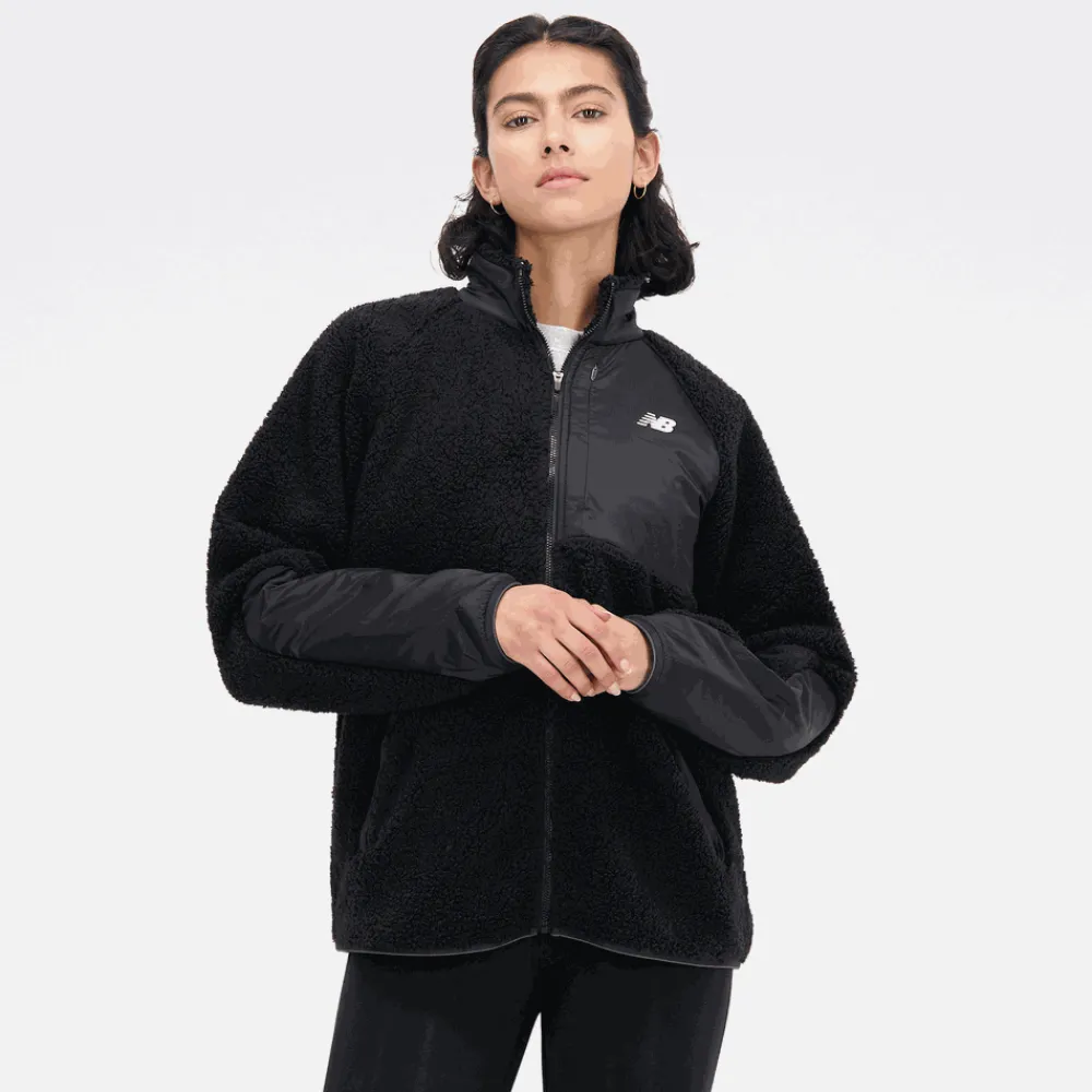 BIEGANIE*New Balance BIEGANIE Bluza damska WJ33285BK – czarna
