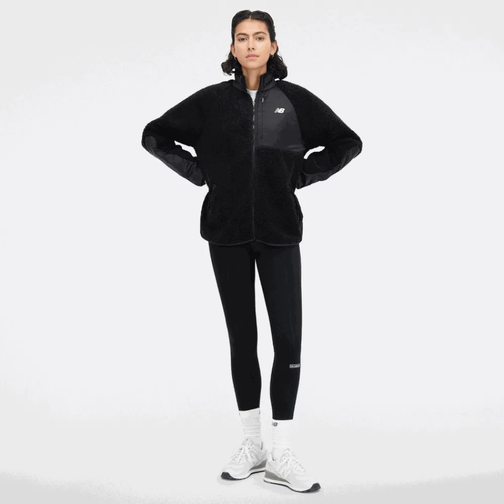 BIEGANIE*New Balance BIEGANIE Bluza damska WJ33285BK – czarna