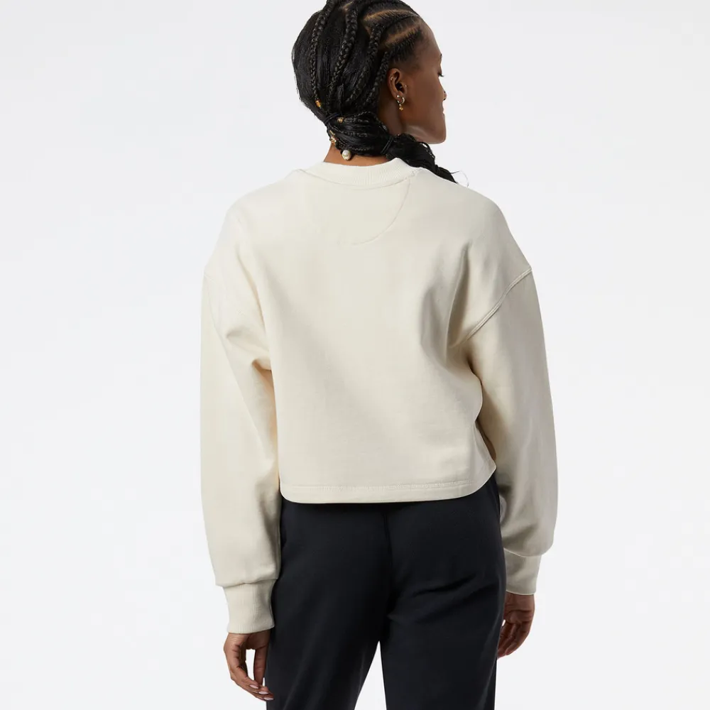 New Balance Bluza damska WT23555GIE – beżowa