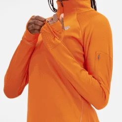 ODZIEZ BIEGOWA|BIEGANIE*New Balance ODZIEZ BIEGOWA|BIEGANIE Bluza damska WT23252CEN – pomarańczowa
