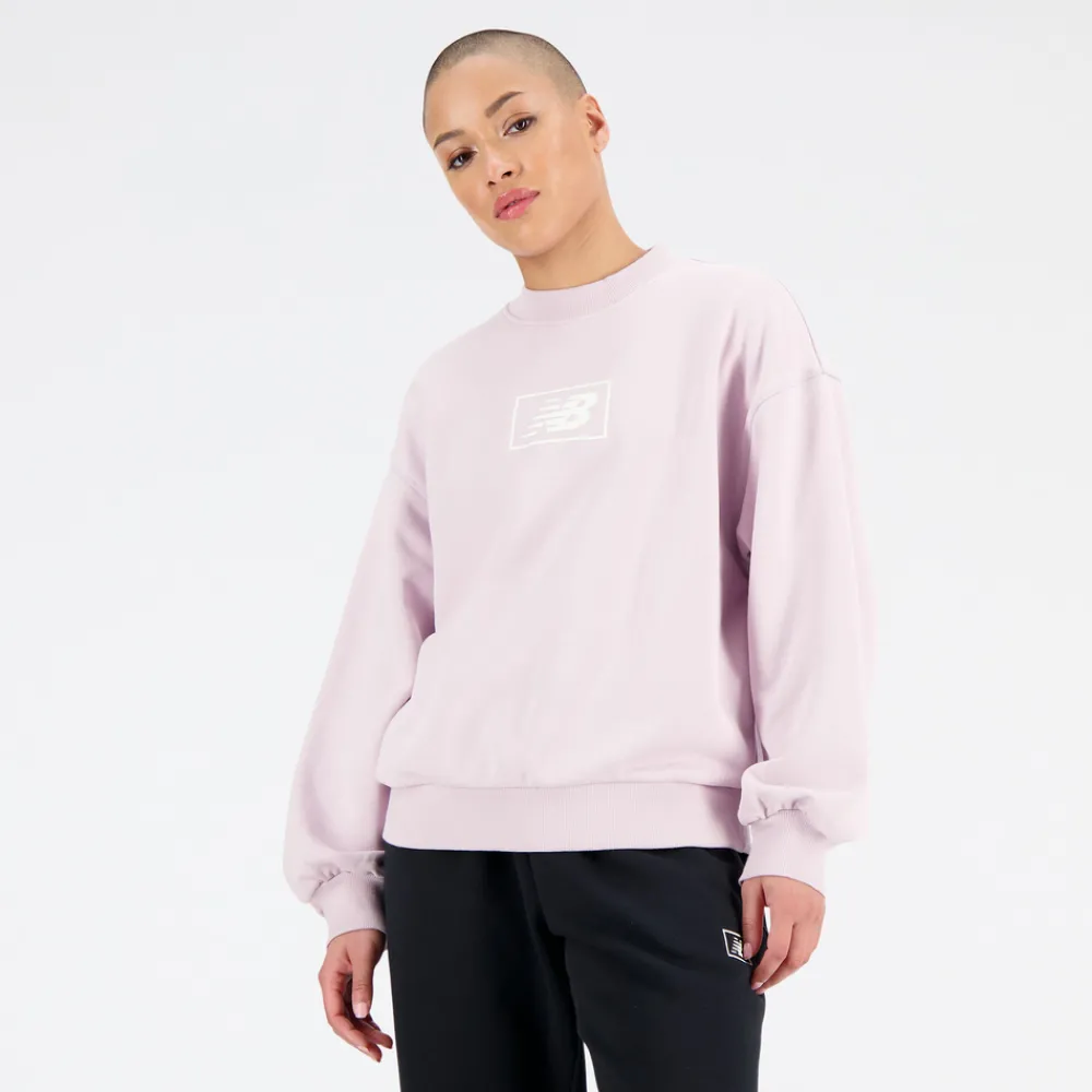 New Balance Bluza damska WT33514DMY – różowa