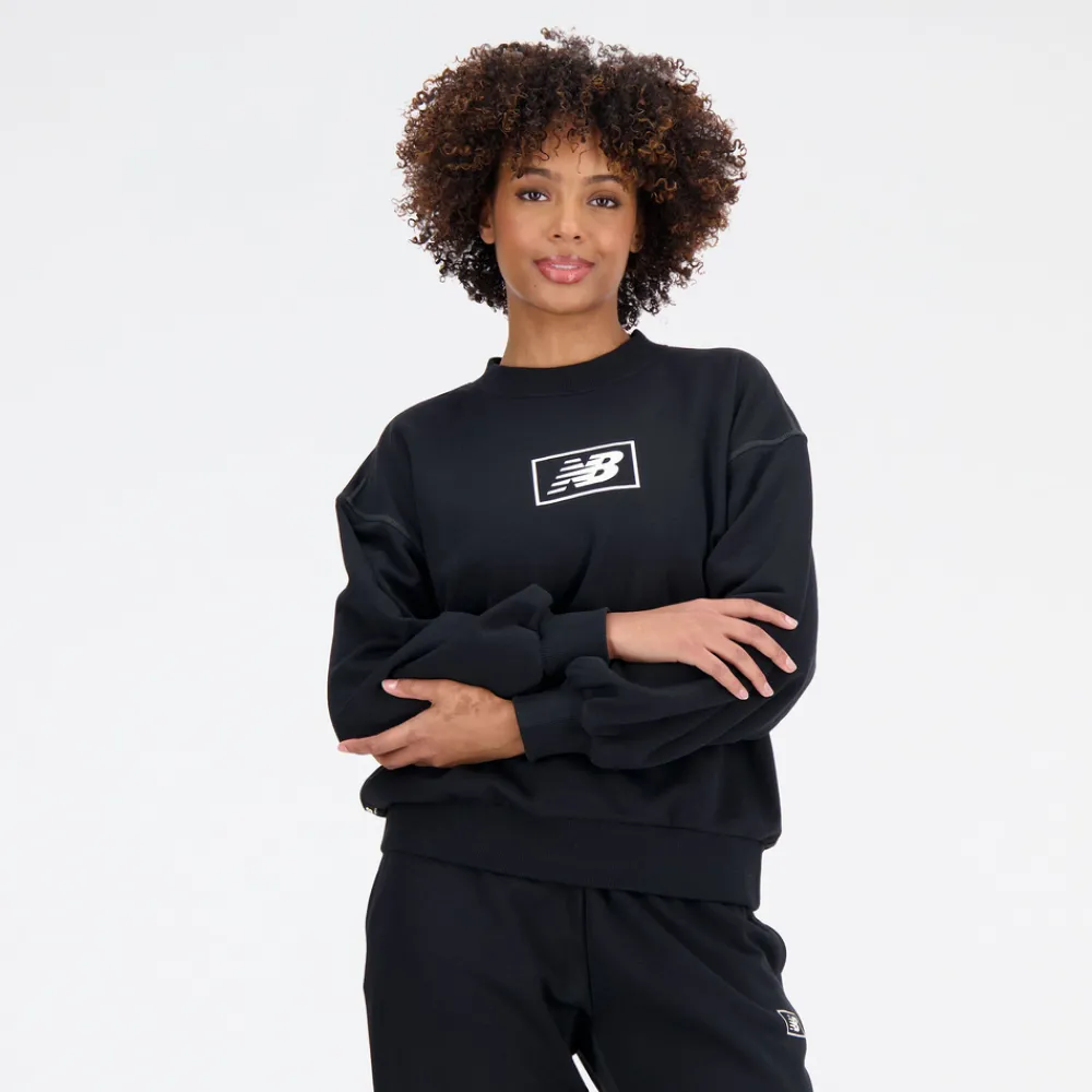New Balance Bluza damska WT33514BK – czarna