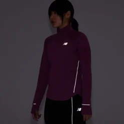 ODZIEZ BIEGOWA|BIEGANIE*New Balance ODZIEZ BIEGOWA|BIEGANIE Bluza damska WT23252RNH – różowa