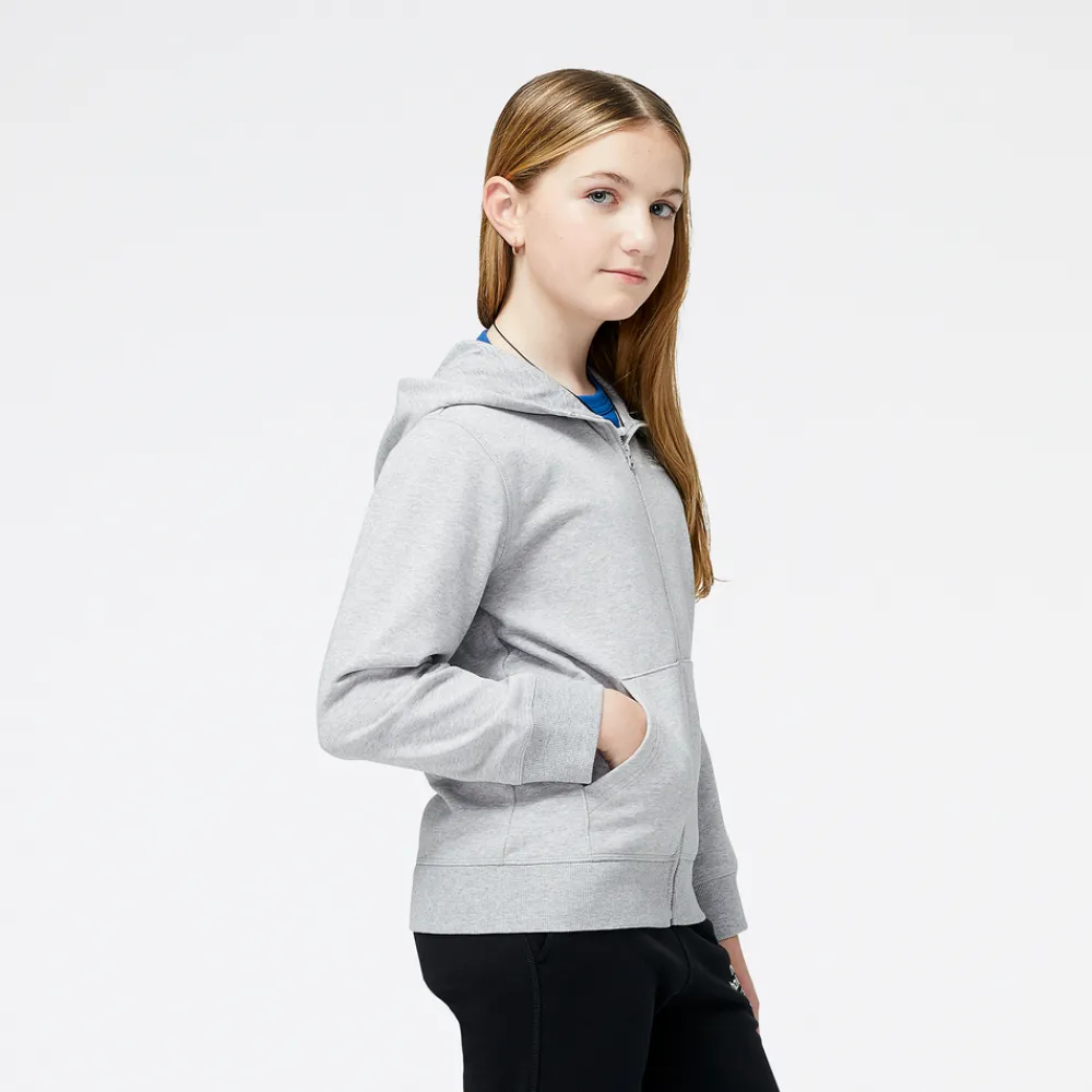 New Balance Bluza dziecięca YJ31536AG – szara