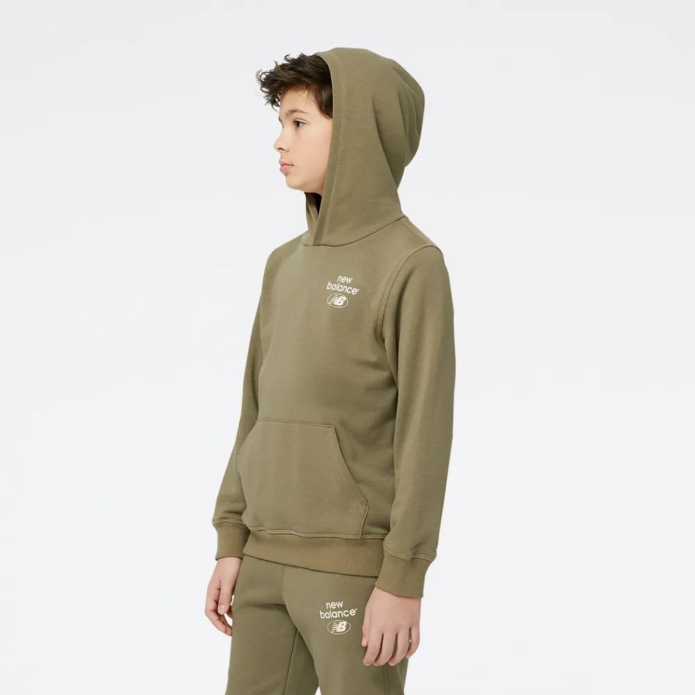 New Balance Bluza dziecięca YT31514CGN – zielona