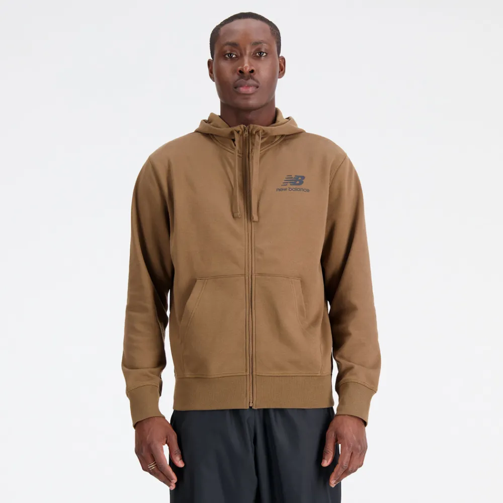 New Balance Bluza męska MJ31536DHE – brązowa