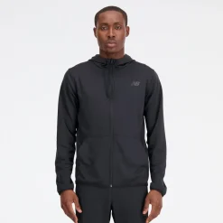 ODZIEZ BIEGOWA|BIEGANIE*New Balance ODZIEZ BIEGOWA|BIEGANIE Bluza męska MJ33122BK – czarna