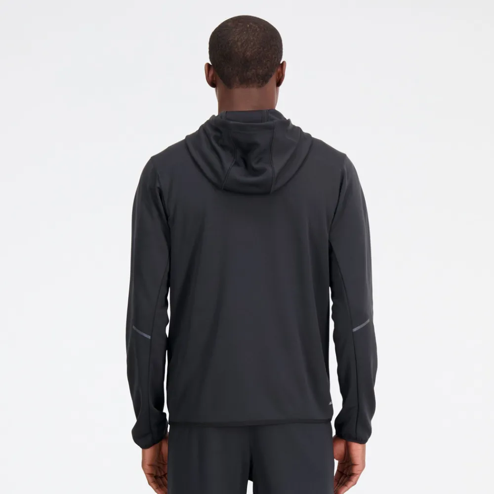 ODZIEZ BIEGOWA|BIEGANIE*New Balance ODZIEZ BIEGOWA|BIEGANIE Bluza męska MJ33122BK – czarna