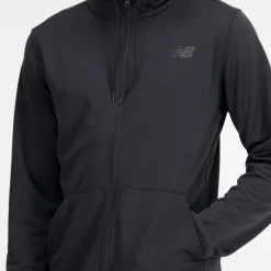 ODZIEZ BIEGOWA|BIEGANIE*New Balance ODZIEZ BIEGOWA|BIEGANIE Bluza męska MJ33122BK – czarna