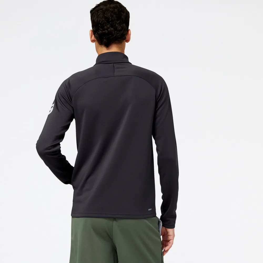 ODZIEZ BIEGOWA|BIEGANIE*New Balance ODZIEZ BIEGOWA|BIEGANIE Bluza męska MJ23090PHM – czarne