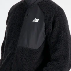 ODZIEZ BIEGOWA|BIEGANIE*New Balance ODZIEZ BIEGOWA|BIEGANIE Bluza męska MJ33285BK – czarna
