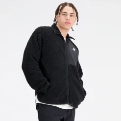 ODZIEZ BIEGOWA|BIEGANIE*New Balance ODZIEZ BIEGOWA|BIEGANIE Bluza męska MJ33285BK – czarna