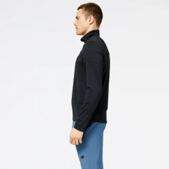 ODZIEZ BIEGOWA|BIEGANIE*New Balance ODZIEZ BIEGOWA|BIEGANIE Bluza męska MT23227BK – czarna