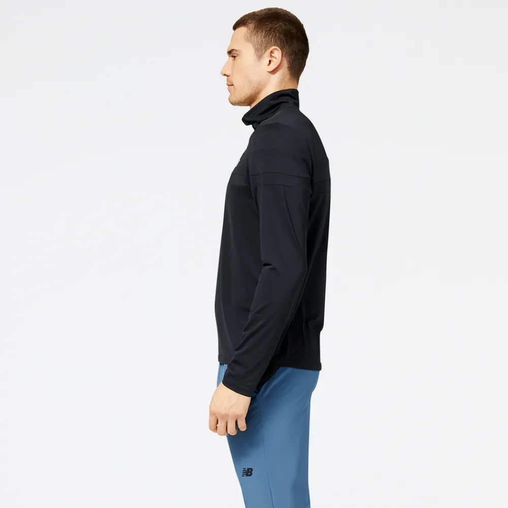 ODZIEZ BIEGOWA|BIEGANIE*New Balance ODZIEZ BIEGOWA|BIEGANIE Bluza męska MT23227BK – czarna