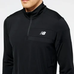 ODZIEZ BIEGOWA|BIEGANIE*New Balance ODZIEZ BIEGOWA|BIEGANIE Bluza męska MT23227BK – czarna