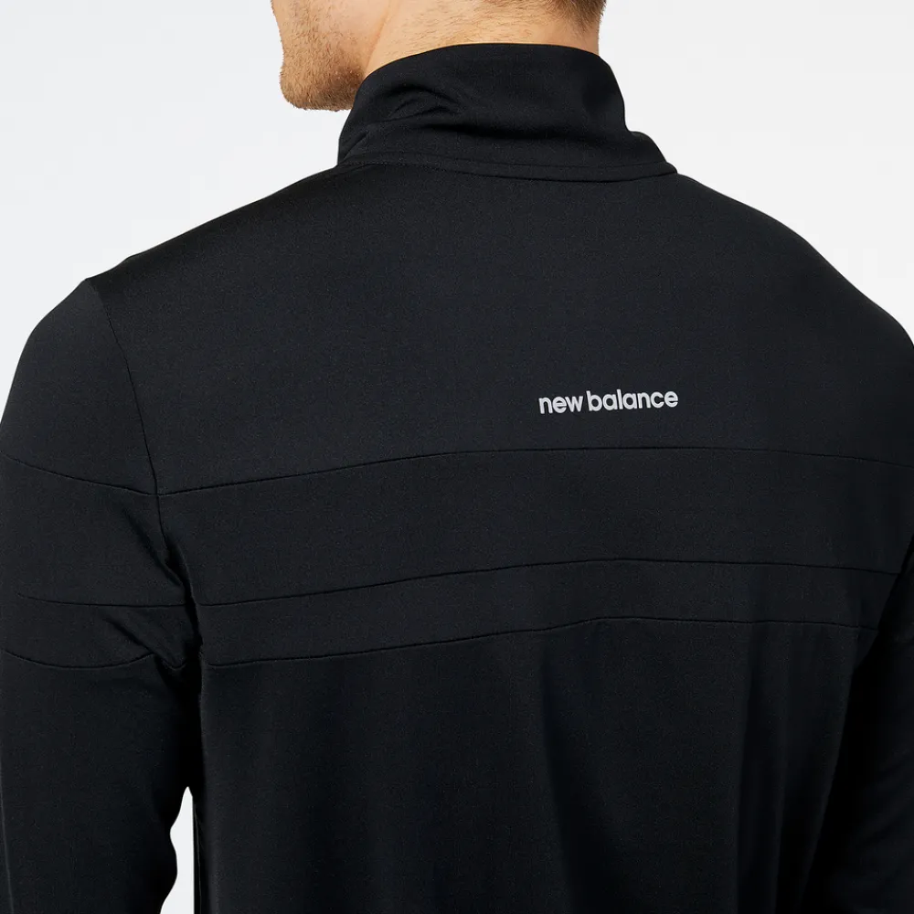 ODZIEZ BIEGOWA|BIEGANIE*New Balance ODZIEZ BIEGOWA|BIEGANIE Bluza męska MT23227BK – czarna