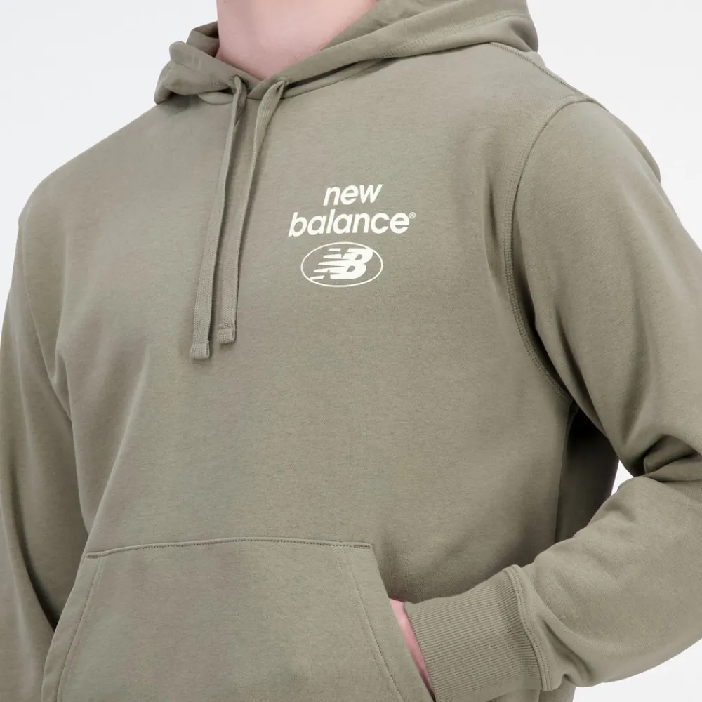 New Balance Bluza męska MT31514CGN – zielone