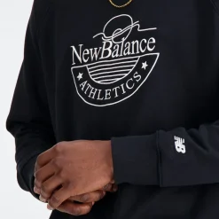 New Balance Bluza męska MT33506BK – czarna