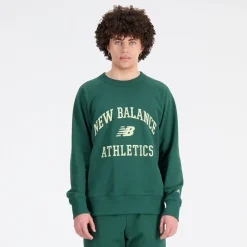 New Balance Bluza męska MT33550NWG – zielona