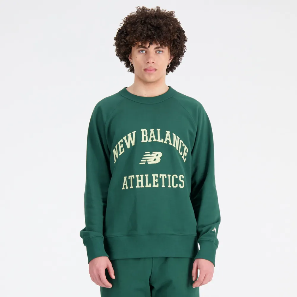 New Balance Bluza męska MT33550NWG – zielona