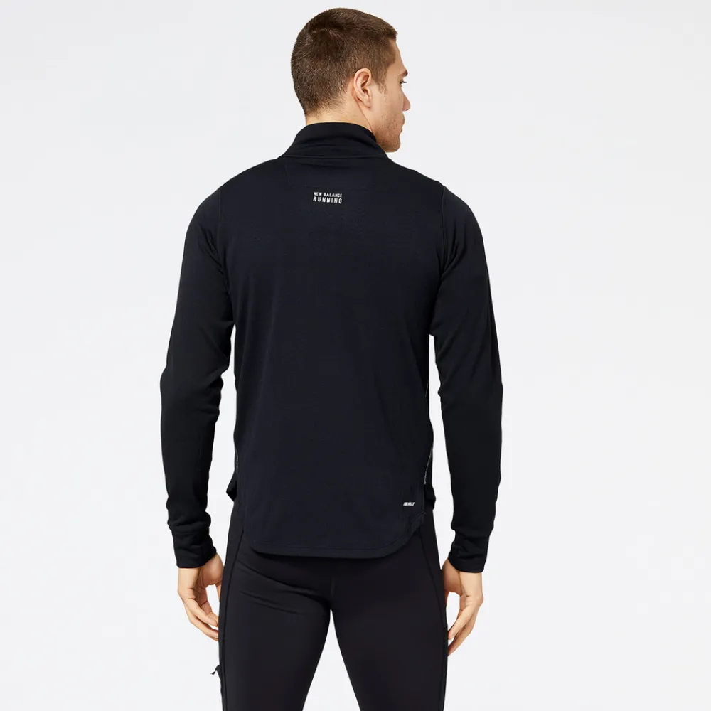 ODZIEZ BIEGOWA|BIEGANIE*New Balance ODZIEZ BIEGOWA|BIEGANIE Bluza męska MT23252BK – czarna