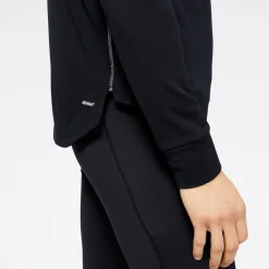 ODZIEZ BIEGOWA|BIEGANIE*New Balance ODZIEZ BIEGOWA|BIEGANIE Bluza męska MT23252BK – czarna