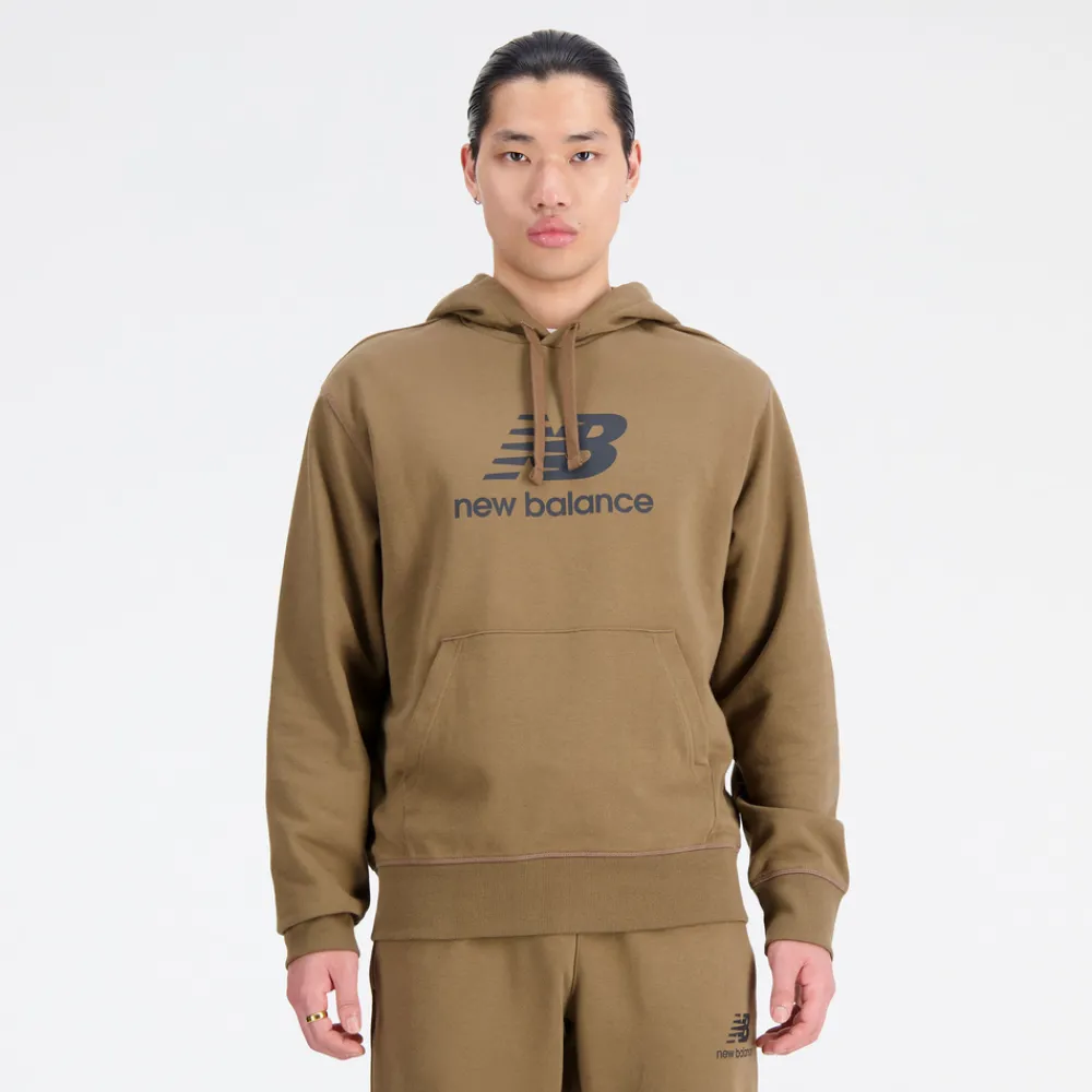 New Balance Bluza męska MT31537DHE – brązowa