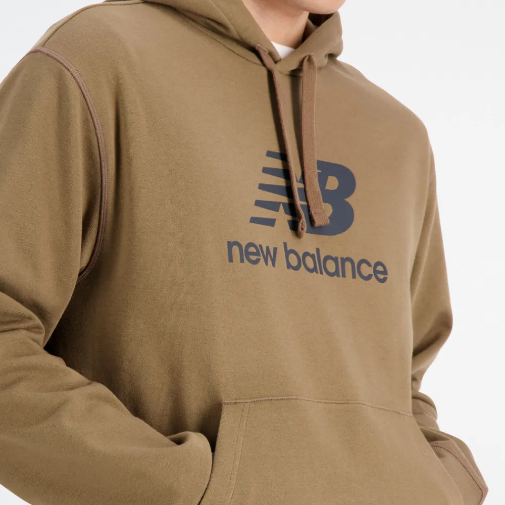 New Balance Bluza męska MT31537DHE – brązowa