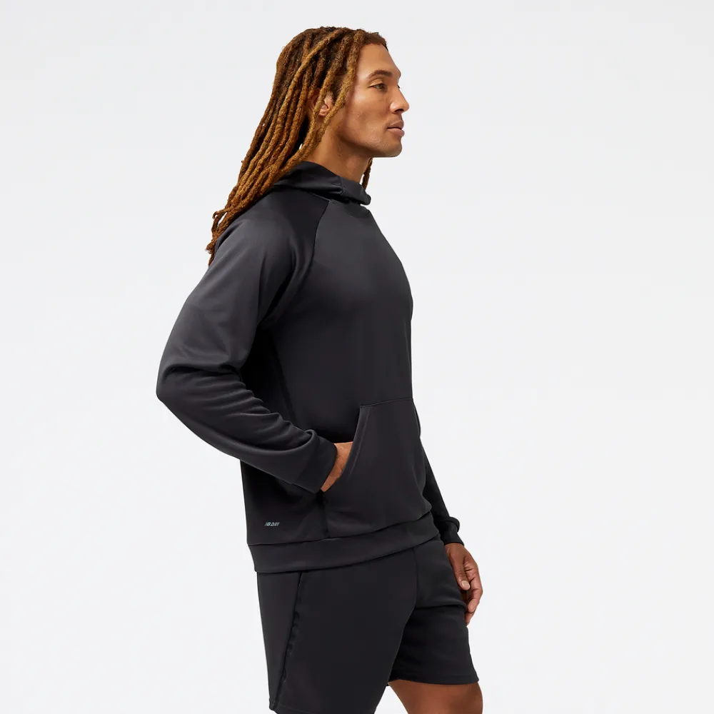 ODZIEZ BIEGOWA|BIEGANIE*New Balance ODZIEZ BIEGOWA|BIEGANIE Bluza męska MT31126PHM – czarna