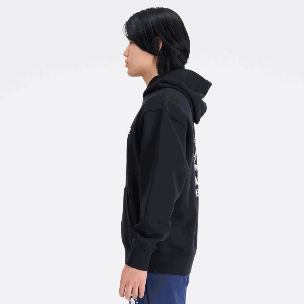 New Balance Bluza męska MT33586BK – czarna