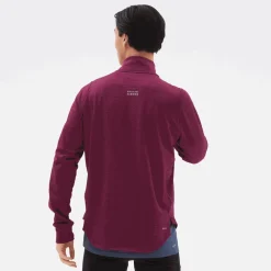 ODZIEZ BIEGOWA|BIEGANIE*New Balance ODZIEZ BIEGOWA|BIEGANIE Bluza męska MT23252DET – bordowa