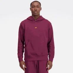 New Balance Bluza męska MT31502NBY – bordowa