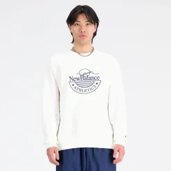 New Balance Bluza męska MT33506SST – biała