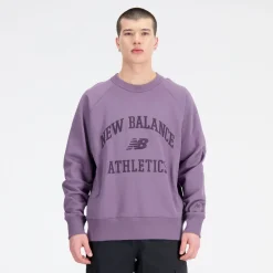 New Balance Bluza męska MT33550SHW – fioletowa