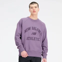New Balance Bluza męska MT33550SHW – fioletowa