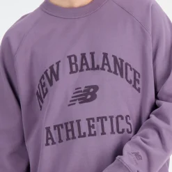 New Balance Bluza męska MT33550SHW – fioletowa
