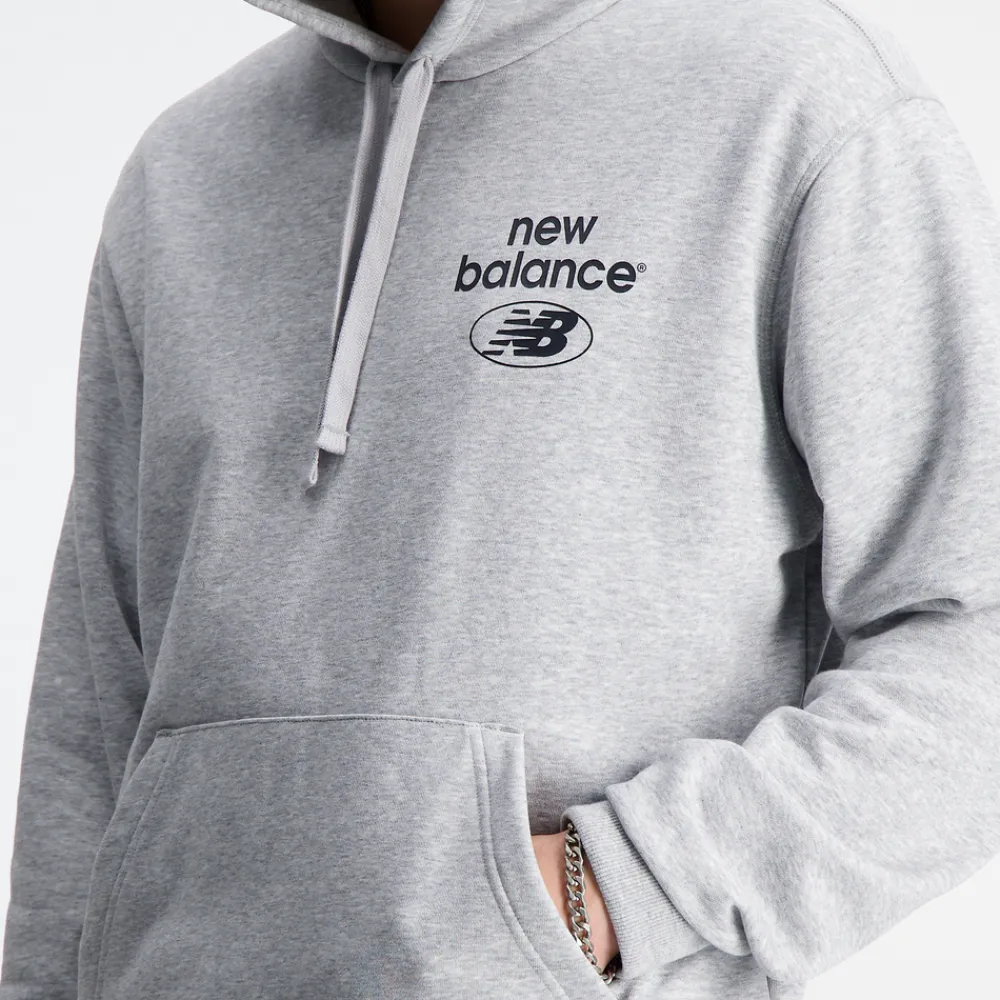 New Balance Bluza męska MT31514AG – szara