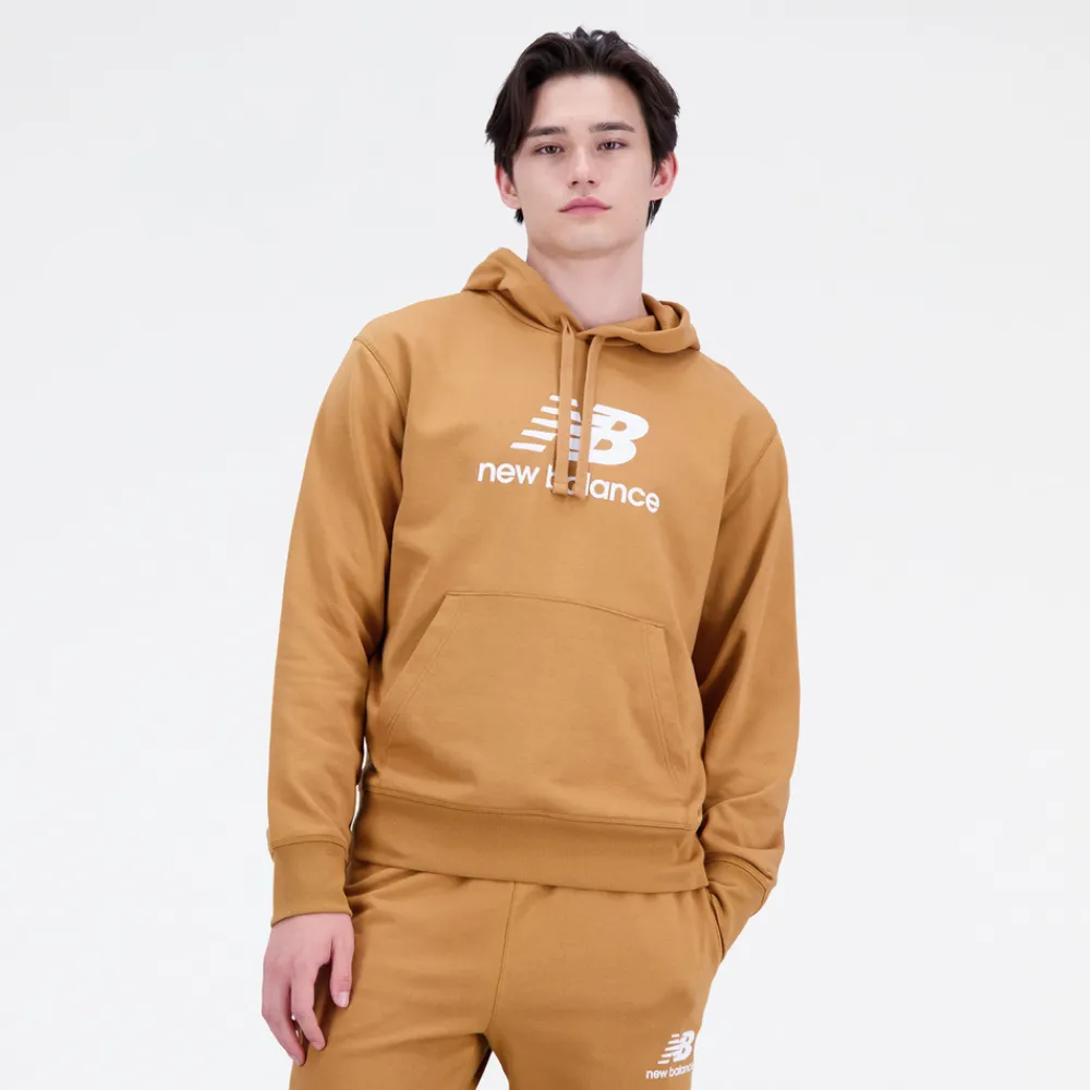 New Balance Bluza męska MT31537TOB – brązowa
