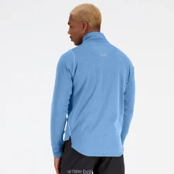 ODZIEZ BIEGOWA|BIEGANIE*New Balance ODZIEZ BIEGOWA|BIEGANIE Bluza męska MT23252HBT – niebieska