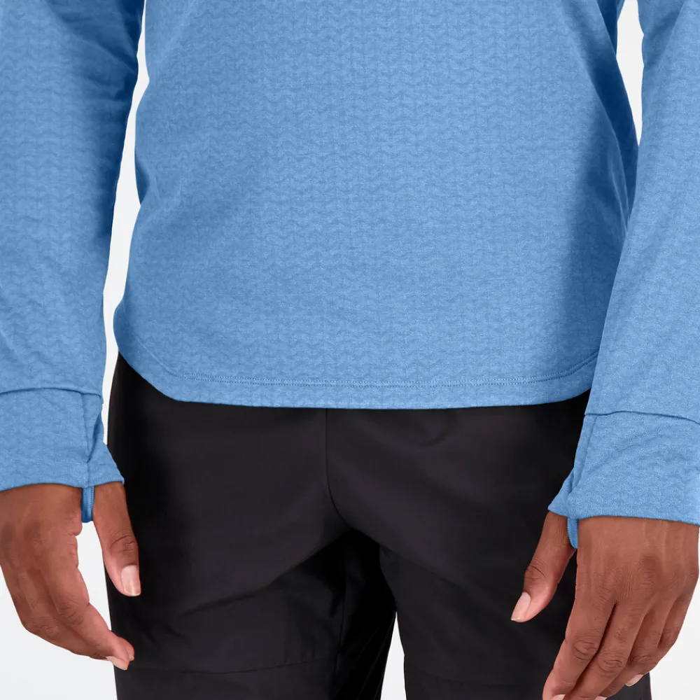 ODZIEZ BIEGOWA|BIEGANIE*New Balance ODZIEZ BIEGOWA|BIEGANIE Bluza męska MT23252HBT – niebieska