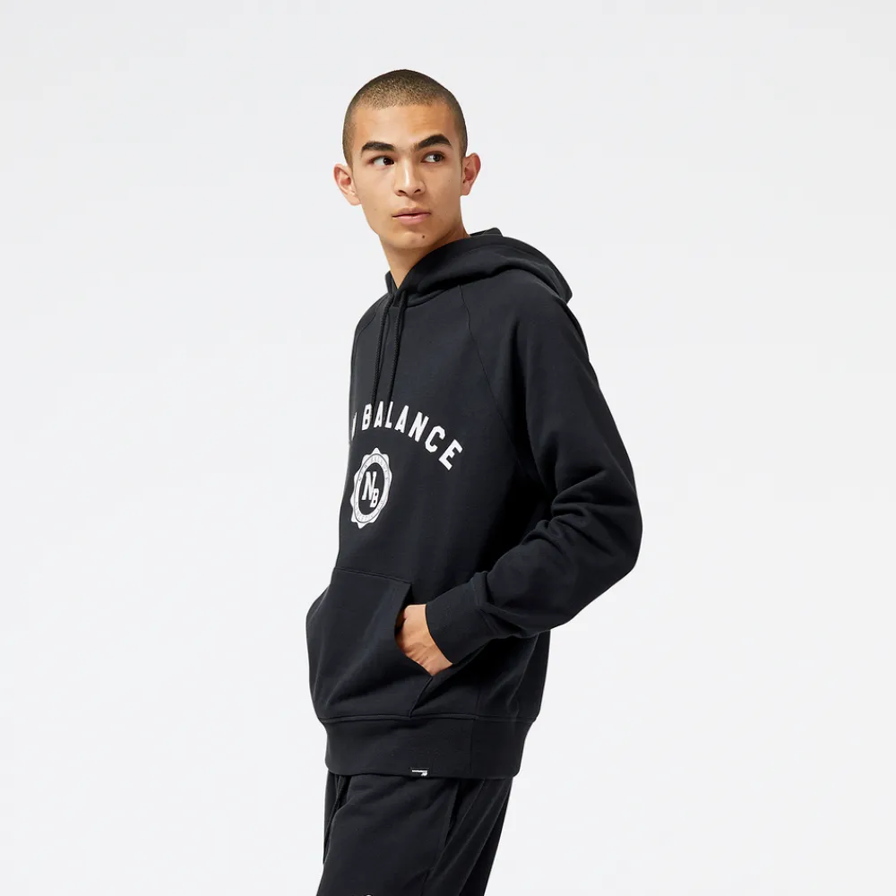New Balance Bluza męska MT31901BK – czarna