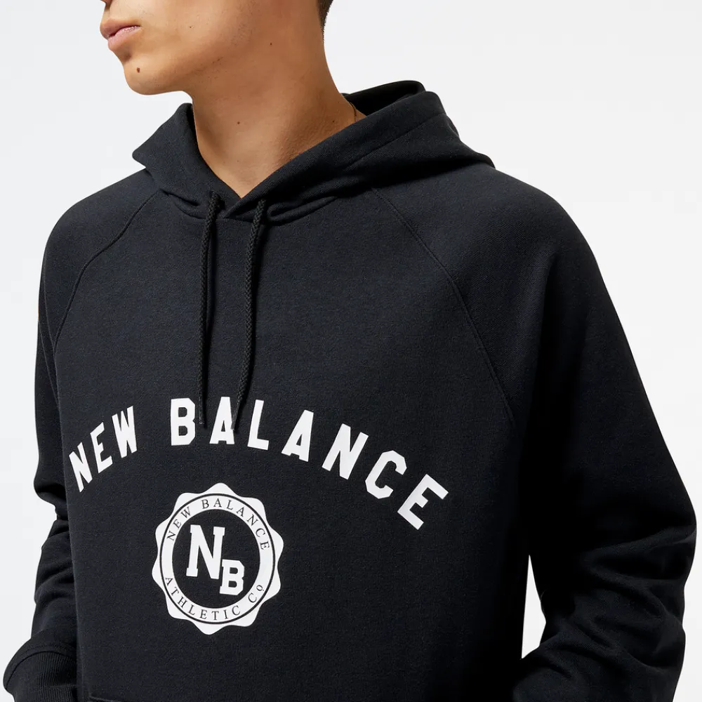 New Balance Bluza męska MT31901BK – czarna
